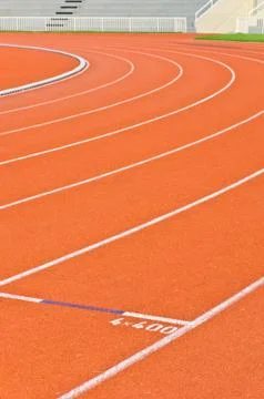 Running track Stock Photos