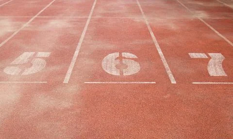 Running track Stock Photos