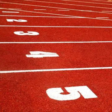 Running track Stock Photos