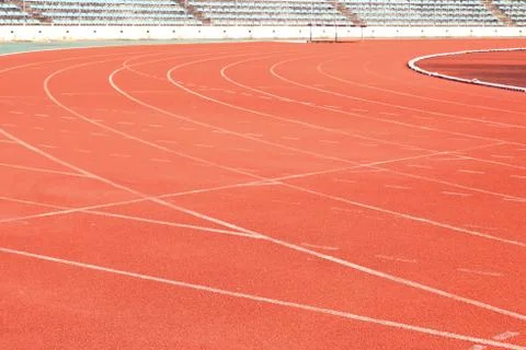 Running track Stock Photos