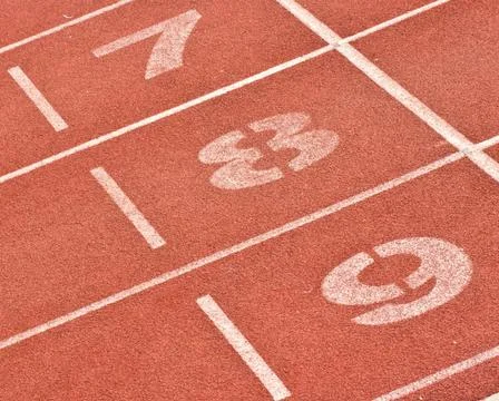 Running track Stock Photos