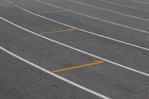 Running track Stock Photos