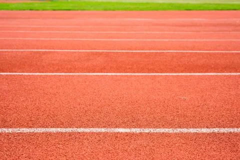 Running track Stock-Fotos