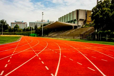 Running Track Stock Photos