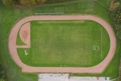 Running Track 库存照片