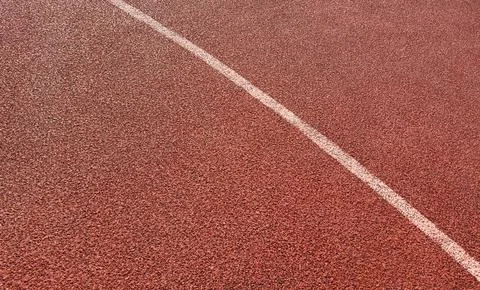 Running track texture background. top view Stock Photos
