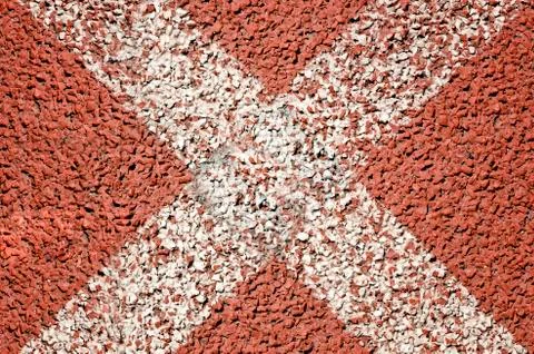 Running track texture Foto stock