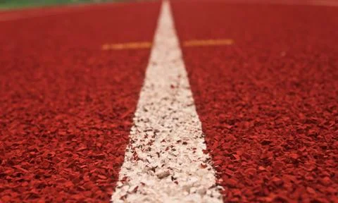 Running tracks 写真素材