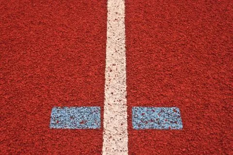 Running tracks 写真素材