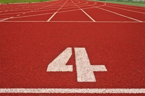 Running tracks 写真素材