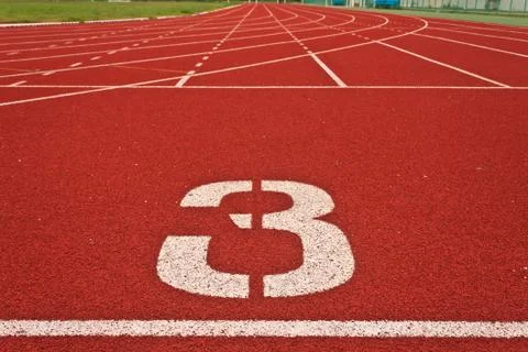 Running tracks 写真素材