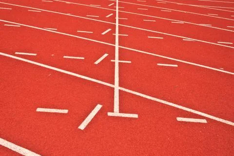 Running tracks 写真素材