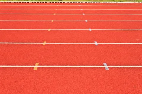 Running tracks Stock Photos