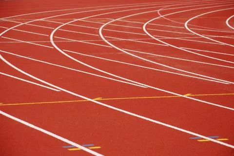 Running-tracks Stock Photos