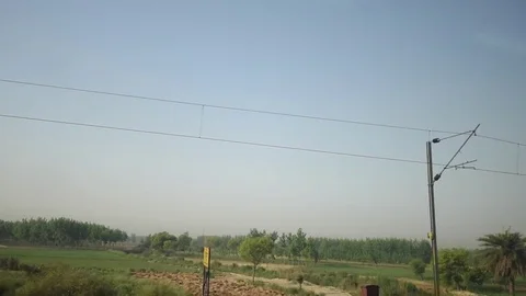 Running Train Stock Footage 77155749