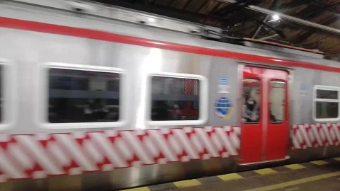 Running Train Stock Footage 214521483