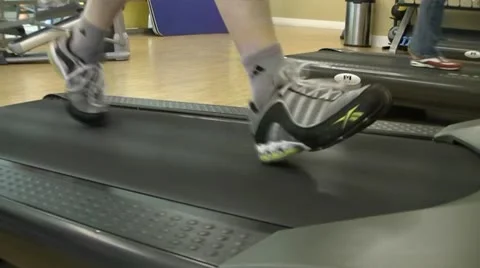 Running On Treadmill 動画素材 17553437