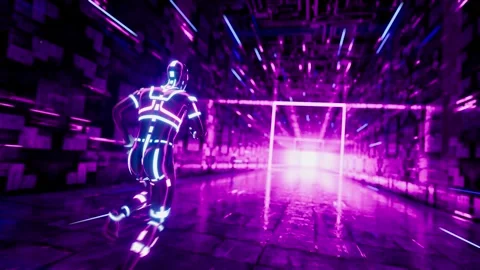 Running In A Tunnel VJ Loop 库存影片 339634208