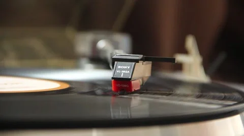 A running turntable Stock Footage 53574387