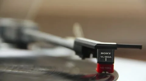 A running turntable Stock Footage 53579467