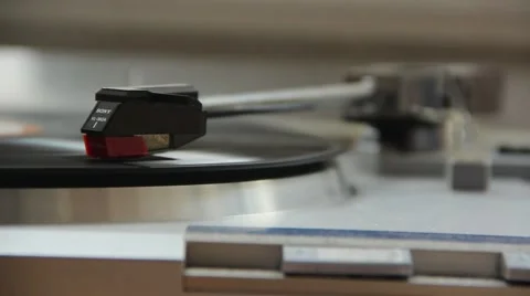 A running turntable Stock Footage 53609623