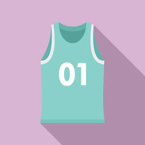 Running vest icon, flat style Stock Illustration