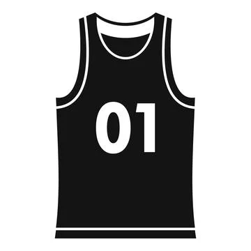 Running vest icon, simple style Stock Illustration