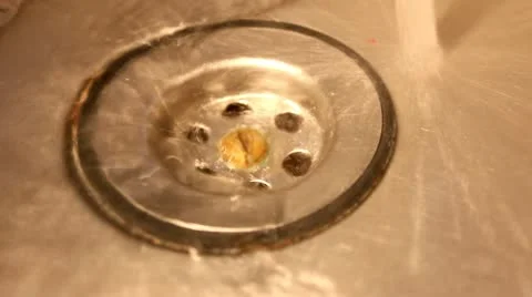 Running Water in Sink Stock Footage 22029866