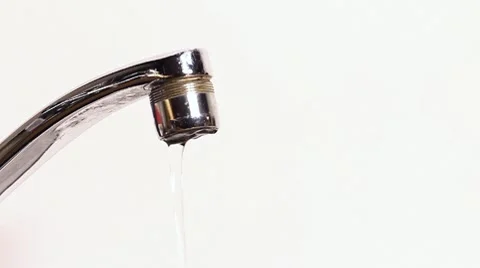 Running water tap Stock Footage 8650003