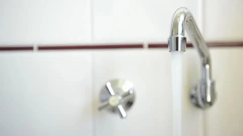 Running Water Tap Stock Footage 18775367