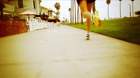 Running21 HD Stockbeeldmateriaal 1048691