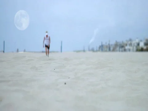 Runningmoon15h6 HD Stock Footage 1048896