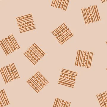 Runoff from crops line seamless pattern Stock Illustration