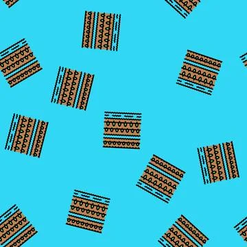 Runoff from crops vector seamless pattern Stock Illustration