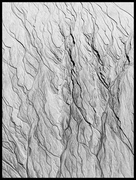 Runoff on the sand 1 Stock Photos