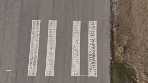 Runway aerial view. Stock Footage 50872786