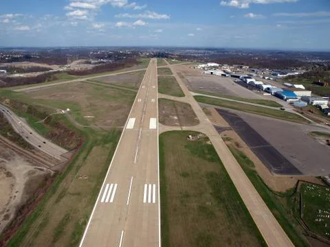 Runway below Stock Photos
