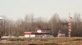 The runway of the international airport Ufa HD Footage