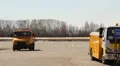 The runway of the international airport Ufa HD Footage