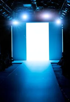 Runway before the show Stock Photos