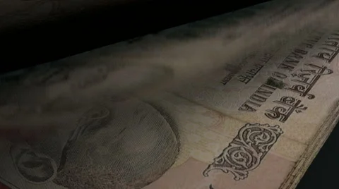 RUPEE corner flip render new Stock Footage 47003585