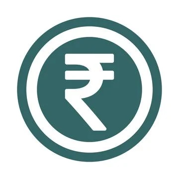 Rupee flat icon sign vector. Paper money symbol isolated on white background, Stock Illustration