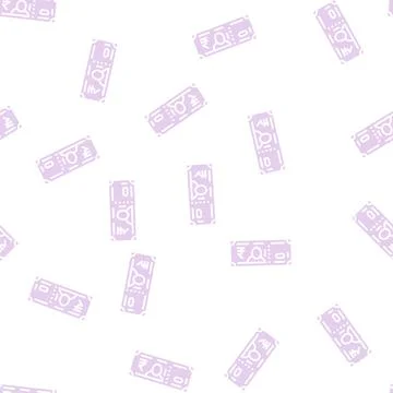 Rupee rs glyph seamless pattern Stock Illustration