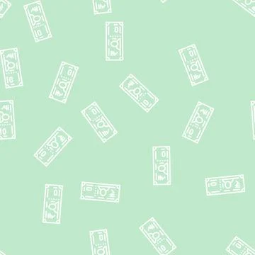 Rupee rs line seamless pattern Stock Illustration