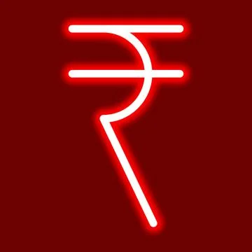 Rupee symbol Stock Illustration