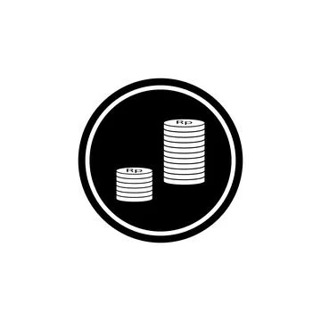 Rupiah money icon vector Stock Illustration