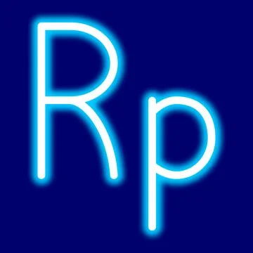 Rupiah symbol Stock Illustration