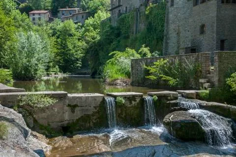 Rupit river Stock Photos