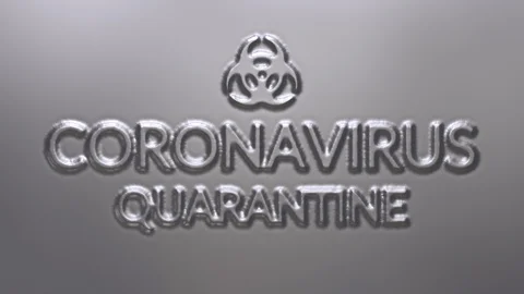 Rupture of Embossed Plate Quarantine. Stock Footage 129327581