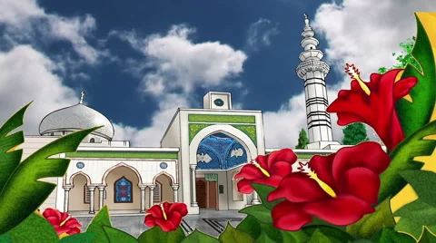 Ruqayya Mosque in Iran Day Stock Footage 45969928